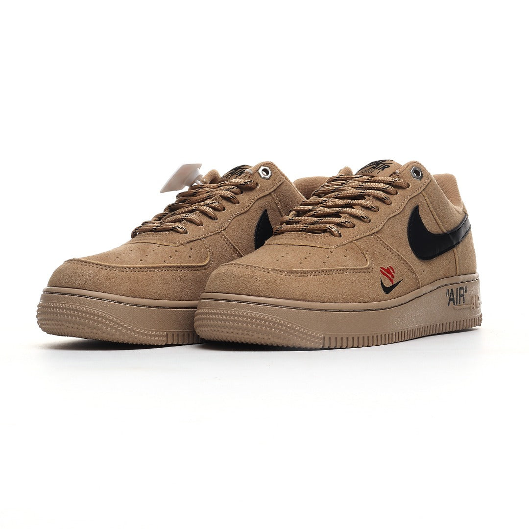 Detalle de la suela original de los Nike Air Force 1 corporativo.